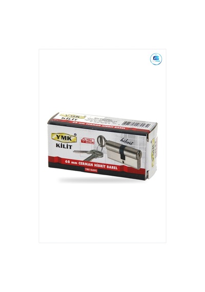 Hibrit Silindir Barel Kilit 68 Mm Nikel Saten 3 Anahtar Kapı Güve