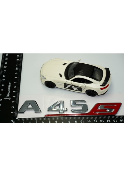 Dk Benz A 45s Bagaj Krom Kırmızı Abs 3m 3d Yazı Logo
