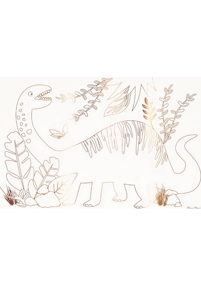 Meri Meri - Dinosaurs Colouring Placemats - Dinozorlar Boyama Amerikan Servisleri X8