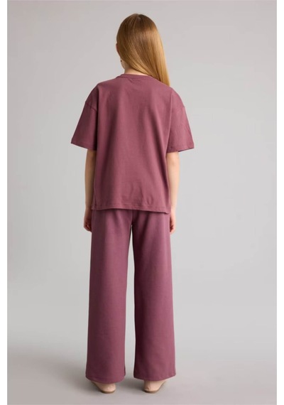 Defacto 2'li Bordo Kız Çocuk Alt-üst Takım H1126a8/br492 Bordo