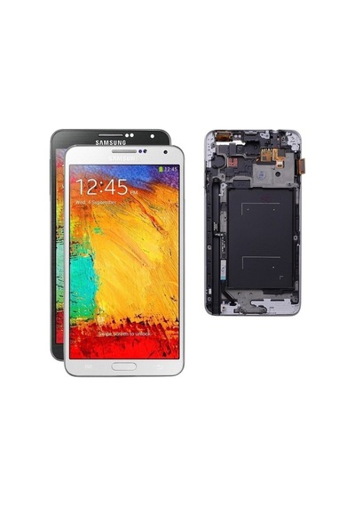 Samsung Galaxy Uyumlu  Note 3 N9000 Lcd Ekran Dokunmatik Beyaz