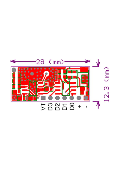 Alkatronik-Rx480-E 4 Kanal 433Mhz Rf Alıcı Learning Code 1527 Receiver