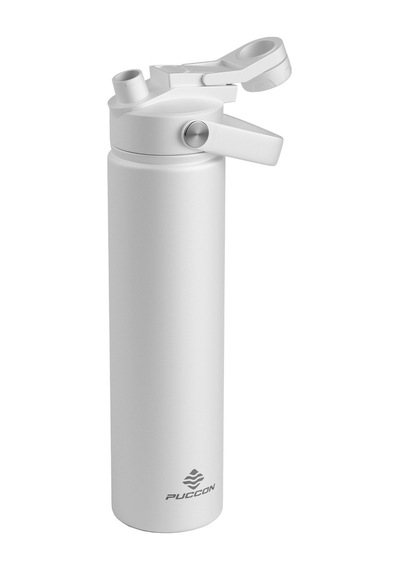 Puccon 750 Ml Beyaz Paslanmaz Çelik Termos/matara/suluk