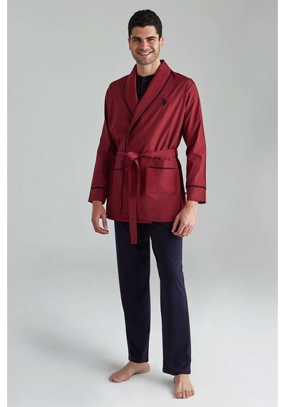 U.S. Polo Assn. Erkek Bordo Set Takım 12000 Bordo