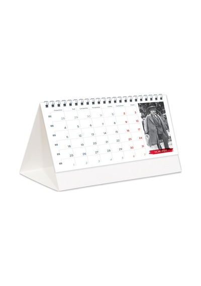 2027 Atatürk Piramit Masa Takvimi Masaüstü Takvim 21 x 17 CM