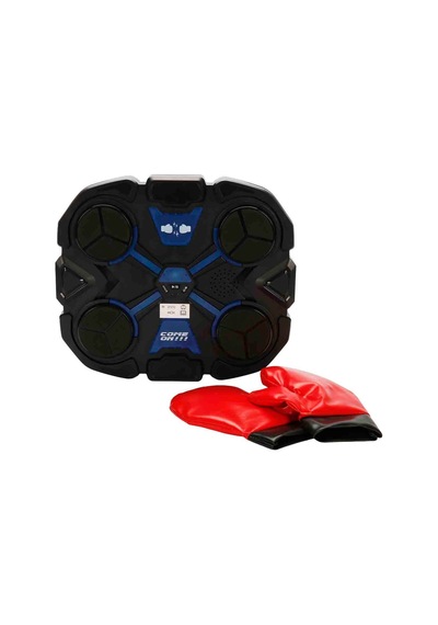 Bluetooth Müzikli Işıklı 4 Hedefli Duvar Boks Minderi Dijital Spor Ve Egzersiz Pedi