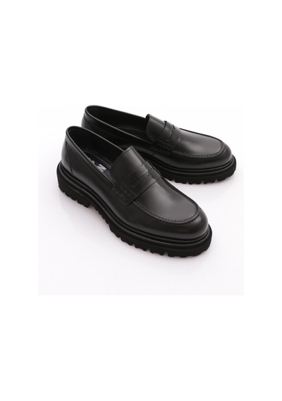 Dgn 6528 Erkek Loafer Ayakkabi Siyah