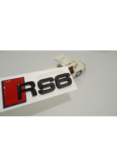 Audi Rs6 Bagaj Krom Abs 3M 3D Yazı Logo Amblem Ürün