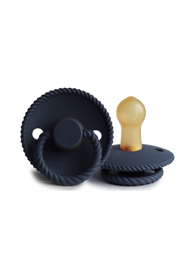 Frıgg Rope Kauçuk Emzik - Dark Navy 0-6 Ay Lacivert