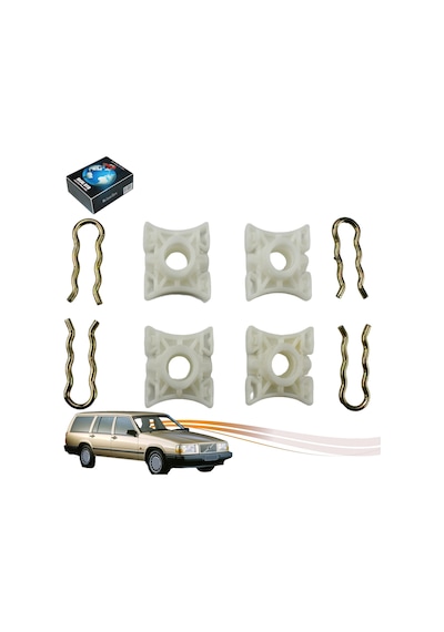 Volvo 740 İçin Cam Kriko Kılavuz Kızak Klipsi 51321938884