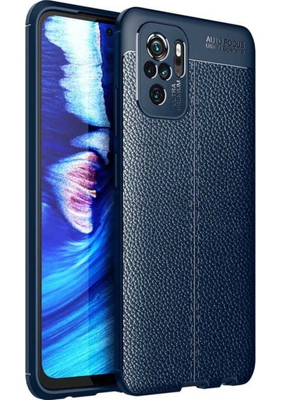 Xiaomi Redmi Note 10 Kılıf Zore Niss Silikon Kapak Lacivert