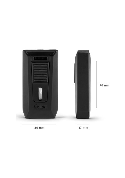 Colibri Slide Çift Alevli Çakmak Puro Çakmağı
