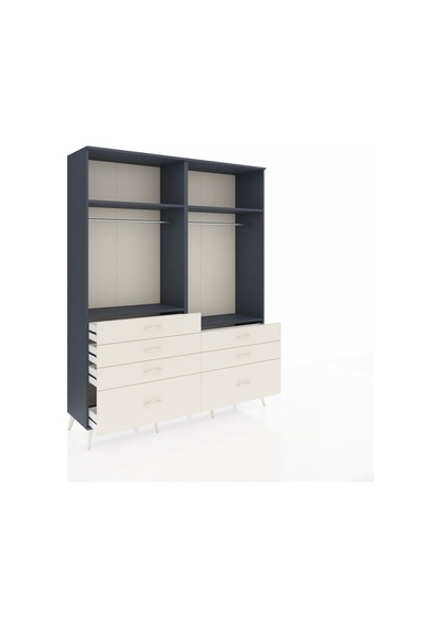 Hyperion Gardrop 4 Raflı 7 Çekmeceli 2 Askılı 176x44x221 Antrasit-antrasit/aytaşı Antrasit/aytaşı Hyperion Gardrop 4 Raflı 7 Çekmeceli 2 Askılı 176x44x221 Antrasit-antrasit/aytaşı Antrasit/aytaşı