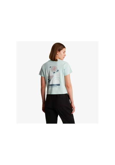 The North Face W Sun Regular Kadın T-shirt Nf0a8gqsg701 Mavi