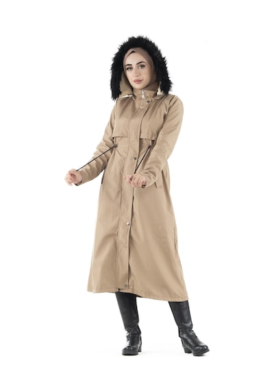 İçi Peluş Mont-vizon-2453-vizon Vizon