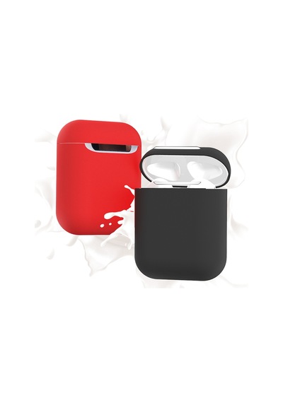 Apple AirPods Uyumlu Kılıf Zore Airbag 13 Silikon Pembe
