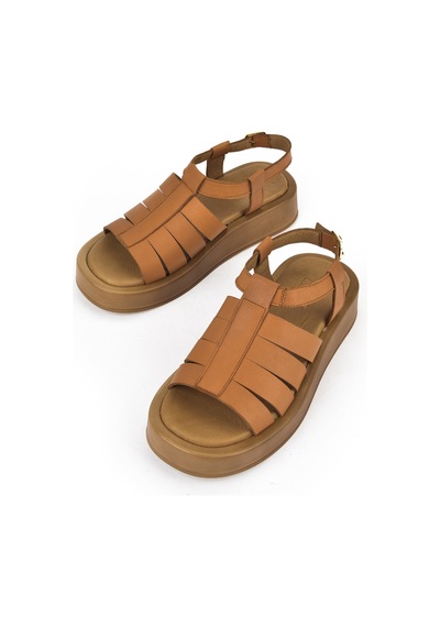 Ziya, Hakiki Deri Kadın Sandalet 1511033z23069 Taba 1511033z23069 320 Taba