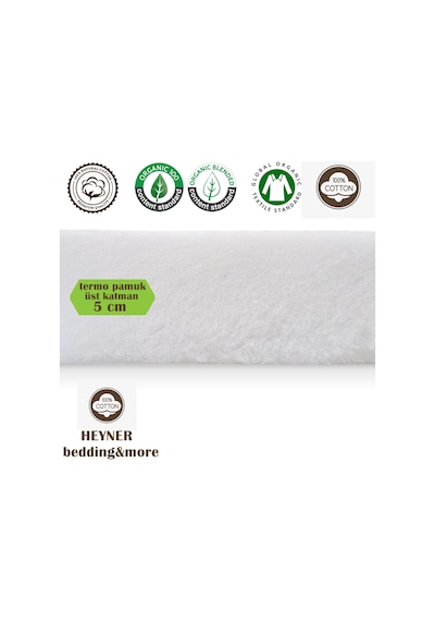 50 x 90 Heyner Alezli Thermo Pamuk Katmanli Ortopedik Bebek Yatağı