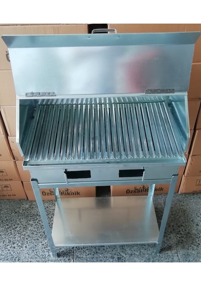 Davlumbazlı- Sehpalı-kömürlü Lüks Mangal