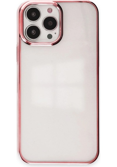 Newface - 915 - İphone 13 Pro Max Kılıf Element Silikon - Csmo-tex - - Pembe