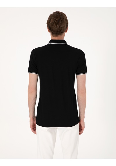 Pierre Cardin Erkek Siyah Tişört 50302631-vr046 Siyah
