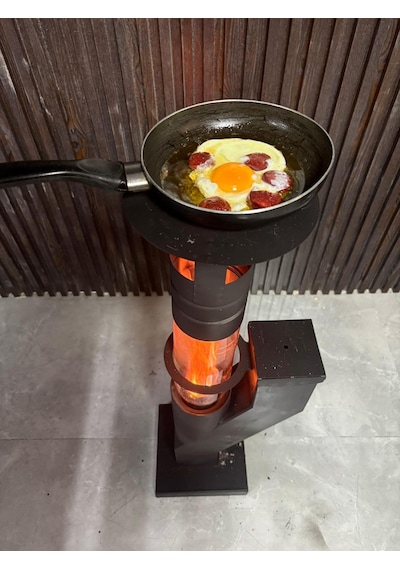 Pelet Soba - Roket Soba - Füze Soba - Cam Soba - Küçük Boy Tepsili Model Tdrtr