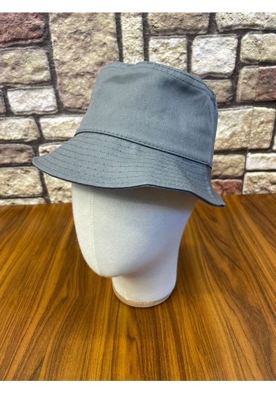 Hamze Bucket Kova Model Gabardin Kumaş Renkli Yazlık Şapka Gri