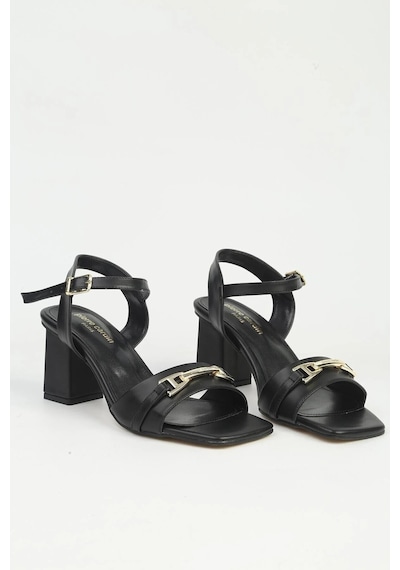 Pierre Cardin Siyah Kadın Topuklu Sandalet Pc-55769 Z