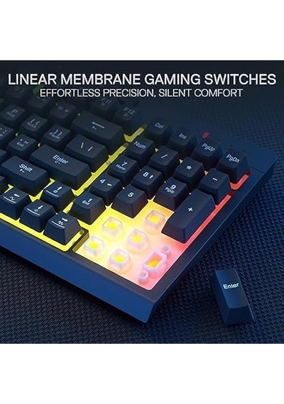 Redragon K515 Pro Shiva Rgb Kablosuz Membranlı Türkçe Oyun Klavye