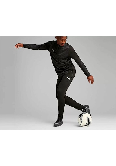 Puma Teamcup Training 1/4 Zip Top Erkek Futbol Uzun Kollu Antrenman Üstü 65916403 Siyah Siyah