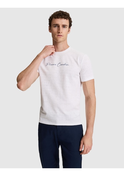 Pierre Cardin Erkek Ekru Tişört 50327858-vr019