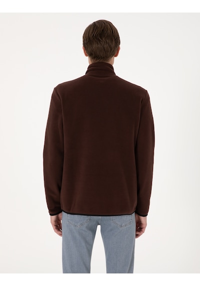 Pierre Cardin Erkek Kahverengi Sweatshirt 50314056-vr029 Kahverengi