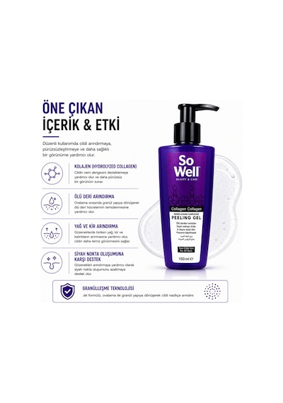 So Well Collagen Peeling Gel 150 Ml
