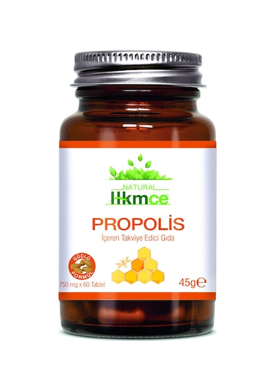 Natural Hekimce Propolis Tablet 3D 60 Tablet
