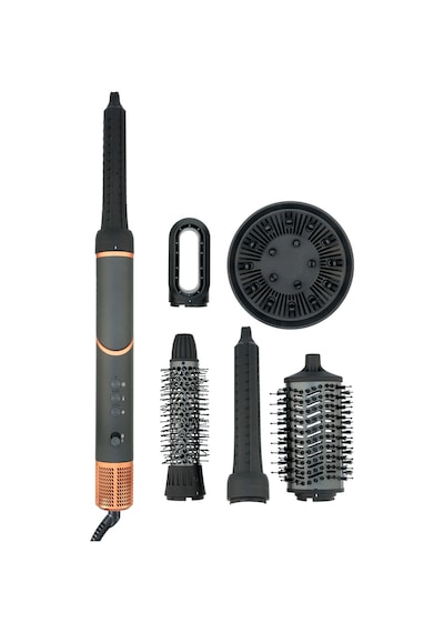 Bright Elegance BE-5124 1500W Katlanabilir 6 in 1 BLDC Motor Saç Şekillendirici Set Siyah