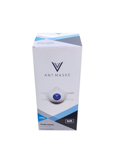 Ant Ffp2 Ventilli Konik Katlanabilir N95 Toz Maskesi 1 Kutu 25 Ad