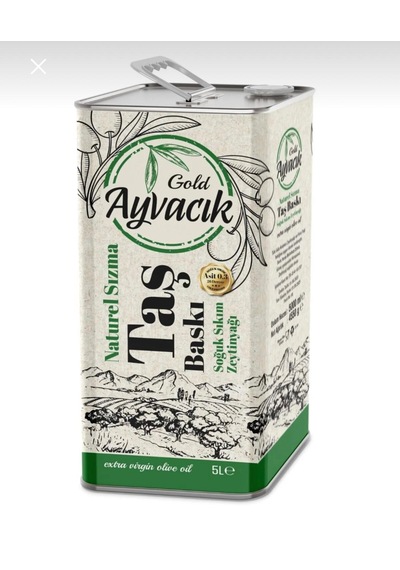 Gold Ayvacık Soğuk Sıkım Sızma 5l 4800gr Zeytinyağı