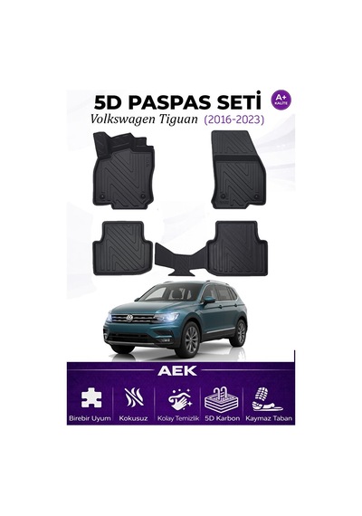 Volkswagen Tiguan 2016-2023 Allspace Araca Özel Havuzlu "karbon"