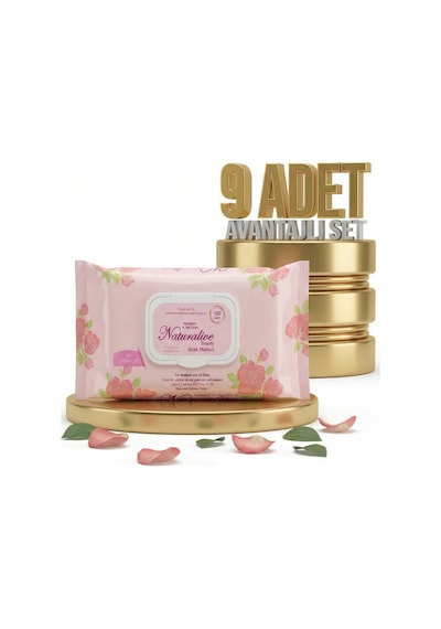 Naturalive Islak Mendil Yenidoğan ve Tüm Ciltler x 9 Paket