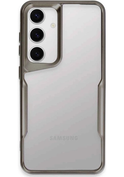 Samsung Galaxy S24 Kılıf Boyi Silikon Kapak - Titan Gri