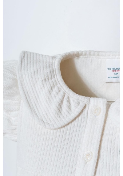 U.S. Polo Assn. Kız Bebek 2 Li T-şhirt Takım Beyaz-yeşil-2270 Yeşil