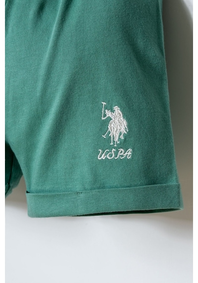 U.s. Polo Assn. Kız Bebek Krem Şort Takım Usb2983-c-v1 Krem