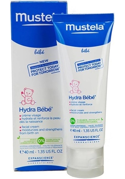 Mustela Hydra Bebe Face Nemlendirici Yüz Kremi 40 ML