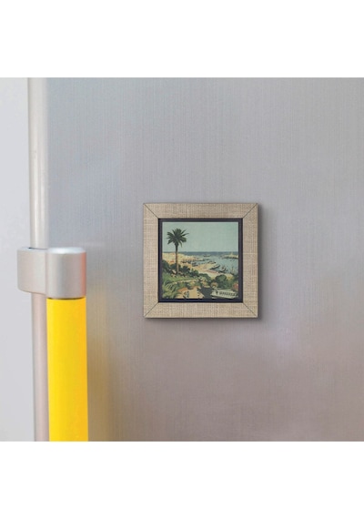 İtalya Görseli Baskılı Mdf Magnet 7x7 253
