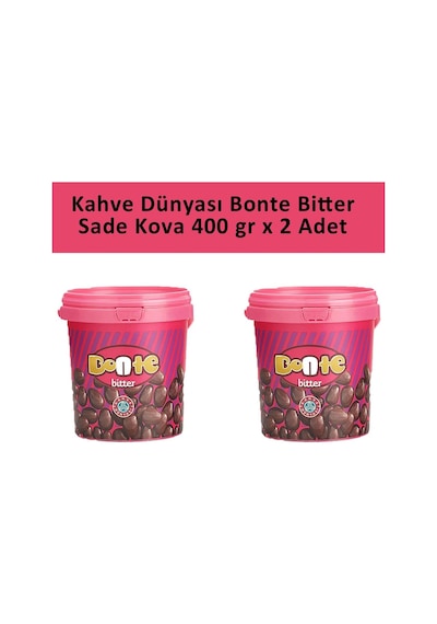 Kahve Dünyası Bonte Bitter Sade Kova 2 x 400 G