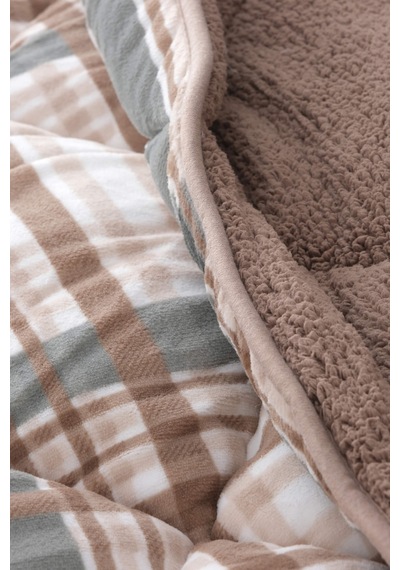 Merinos Comforter Wera Çift Kişilik Yorgan Seti - Yeşil