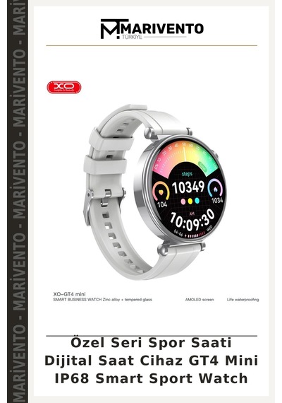 Özel Seri Spor Saati Dijital Saat Cihaz Gt4 Mini Ip68 Smart Sport Watch