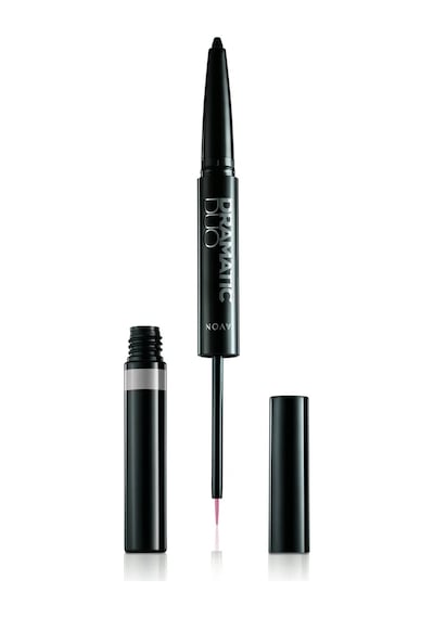 Avon Dramatic Duo 2'si 1 Arada Kalem ve Likit Eyeliner Slay The Grey