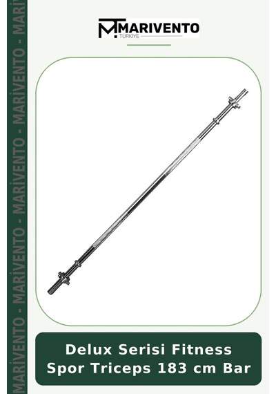 Delux Serisi Fitness Spor Triceps 183 Cm Bar