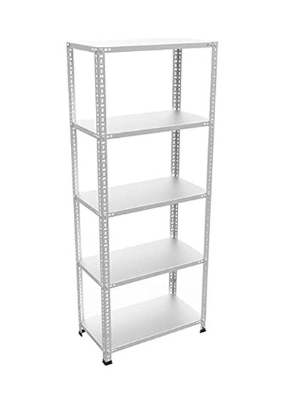 Ayrex 5 Katlı Galvaniz Çelik Raf - Depo, Arşiv, Kiler, Dosya, Market Rafı, Civatalı Raf Sistemi 31x93 Cm 200 Cm 0.7 Genel